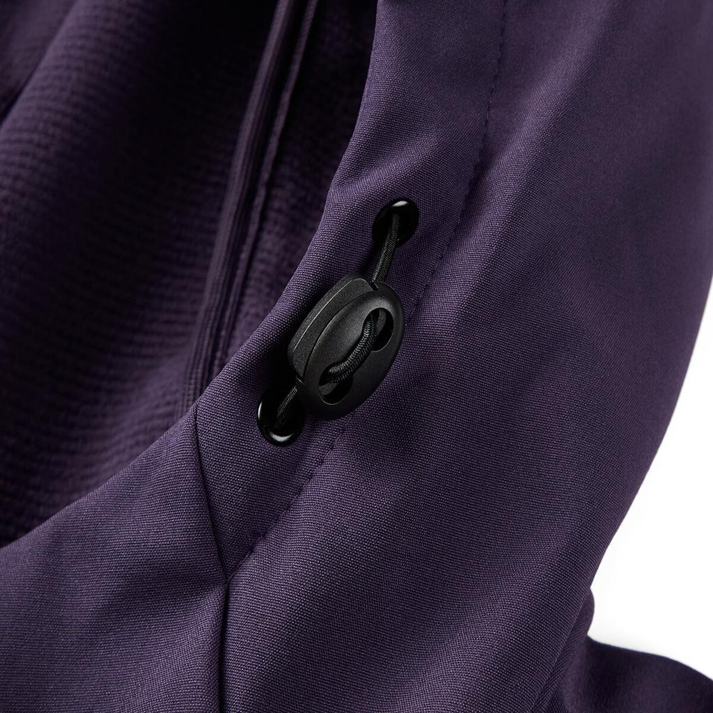 adidas Дышащая ветрозащитная теплая повседневная трехзащитная куртка-софтшелл с капюшоном Унисекс куртка Фиолетовая KG8969