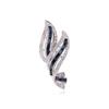Stylish Retro Elegant Atmospheric Ribbon Crystal Metal Badge Jewelry Brooch Casual Suit Accessories