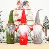 Безликая Старичка Безликая Кукла Колпачок для Вина Многоразовый Нетканый Рождественский Чехол для Винной Бутылки Санта Изысканный Мешок для Винной Бутылки