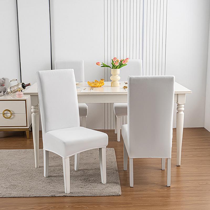 Принтованный эластичный чехол на стул на Рождество, бытовой цельный чехол-полупакет на табурет, чехол на стул для обеденного стола в отеле