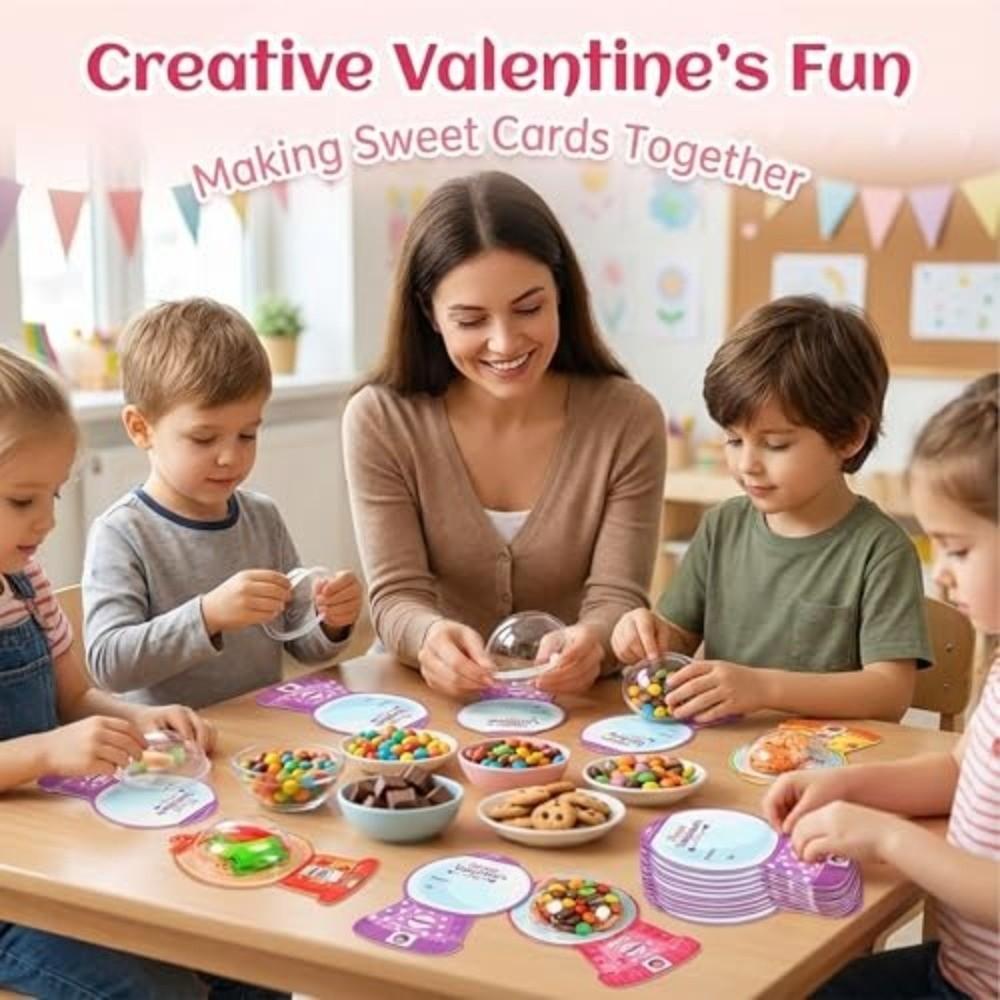 18/36 шт. Прозрачные карточки-диспенсеры для конфет, DIY-пакеты для конфет, пластиковые купола, держатель для угощений, поделки, обмен, подарок