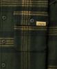 Dickies Свободная клетчатая рубашка с длинным рукавом Тактический зеленый