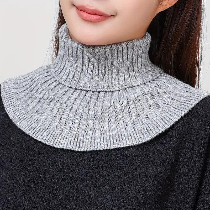 Solid Color Pullover Scarf Infinitely Elastic Autumn and Winter Cold Resistant Neck Collar Scarf