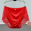 1PC Intimate Underpants Lace Underwear Briefs Cotton Panties Hollow Temptation Mid Waist Silk