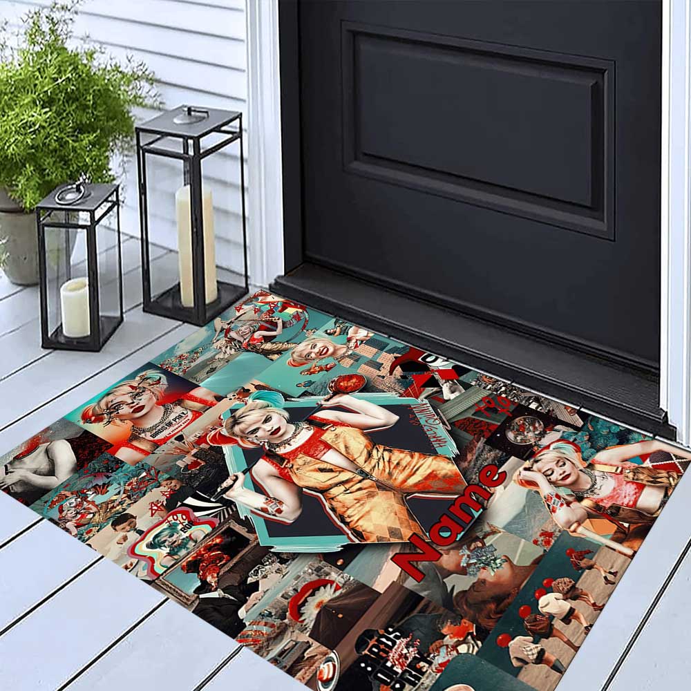 Warnermedia Customize your name rug, office chair cushion, home bedroom living room gift.