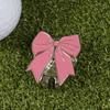 Pink Ribbon Golf Cap Clip Magnetic Golf Hat Marker Outdoor Sports Golf Ball Mark  Women Girls