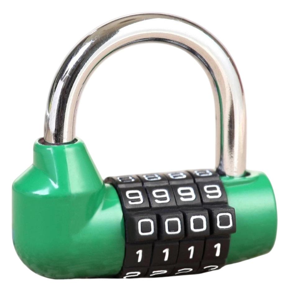 Bulk Supply Custom U Padlock Combination Lock 4 Digit Code Anti Theft Metal Padlock for Gym Dorm Drawer Bicycle Basket Storage