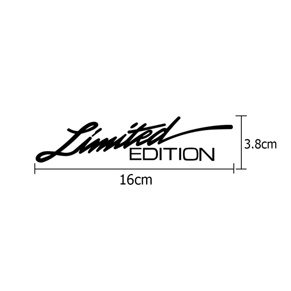 16*3.8cm Hot Creative  Decal LIMITED EDITION  Window Vinyl  Auto-styling Car Sticker