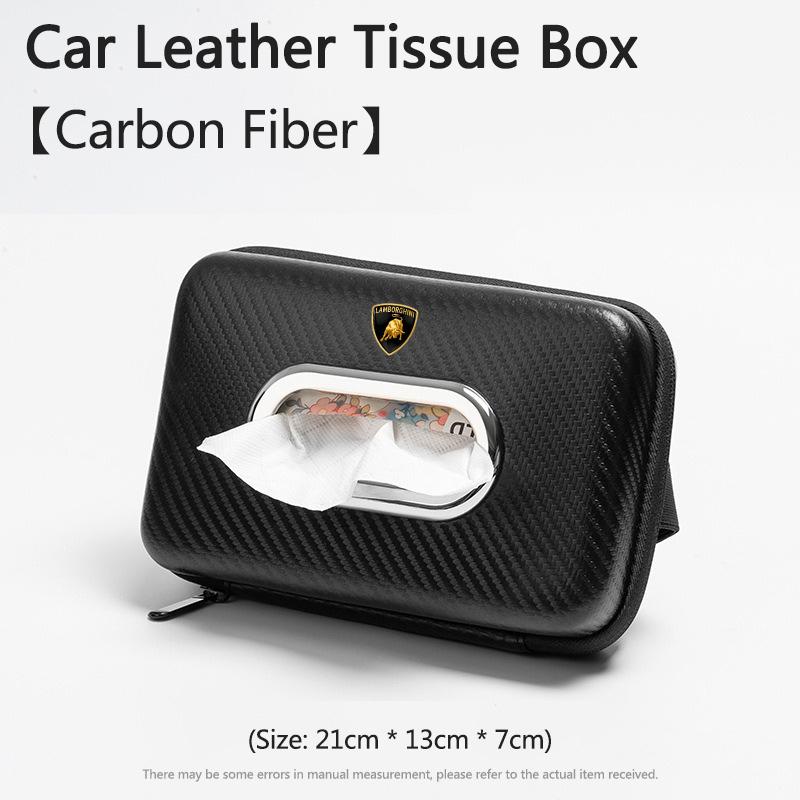 Car 3D stereoscopic tissue box seat backrest Sun visor tissue box For Lamborghini Urus Huracan Aventador Premium Keyring PP49
