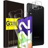 Set of 2 Tempered Glasses and 2 Rear Lens Protectors for Samsung Galaxy A22 - BOOLING
