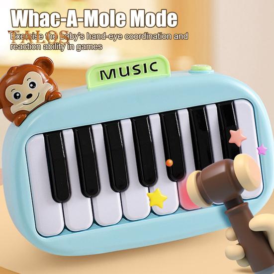 15-клавишное карманное пианино, мини-электронное пианино с подсвечивающимися клавишами для детей, портативный музыкальный инструмент, детская игрушка для раннего развития
