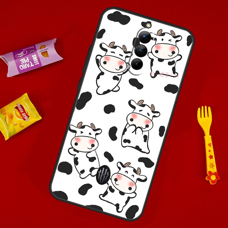 Чехол с пятнистой коровой для молочного скота Для ZTE Nubia Red Magic 10 Air 6 6S 7S Для Red Magic 11 10 9 8 8S 9S 10S Pro Plus Чехол