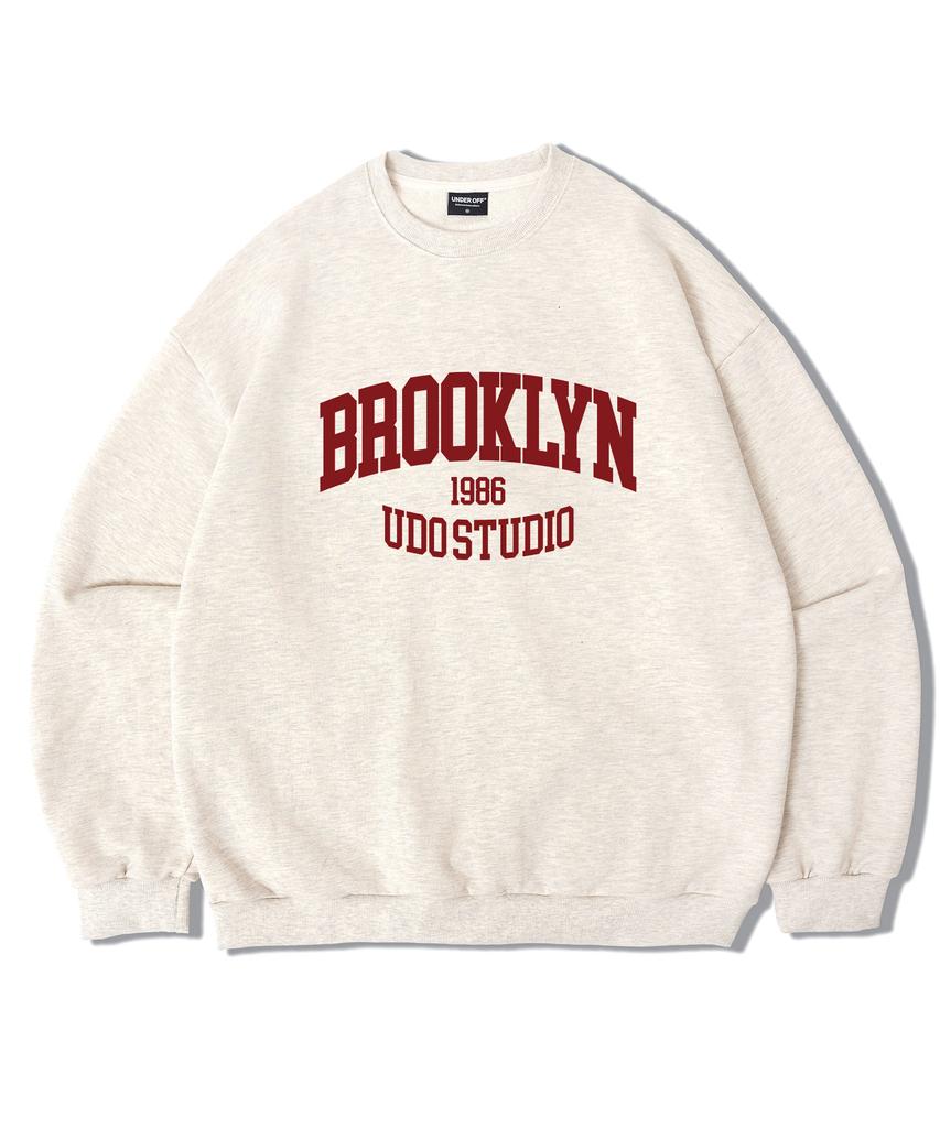 UNDEROFF Authentic Relaxed Brooklyn Oatmeal Sweatshirt