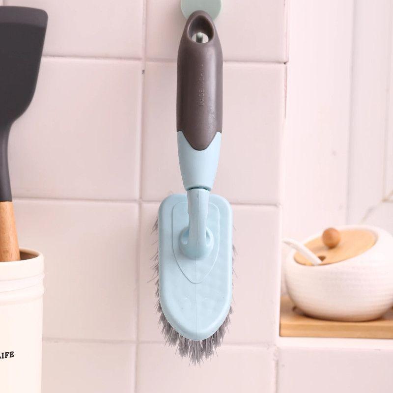 Long Handled Cleaning Brush Floor Brush Gap Brush Multi-functional Cleaning Tool for Household Bathroom Hard Bristles