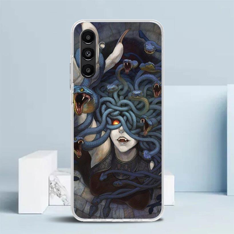 Чехол для телефона Медуза Греческая мифология Для Samsung Galaxy A17 A37 A57 A16 A15 A14 A13 A56 A55 A54 A53 A36 A35 A34 A33 A26 A25 A24 A23