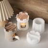 DIY Mold, Cement Gypsum Candle Mold, Aromatherapy Oven, Castle Candle Holder, Tea Warmer, Heating Insulation, Tea Maker, Silicone Mold
