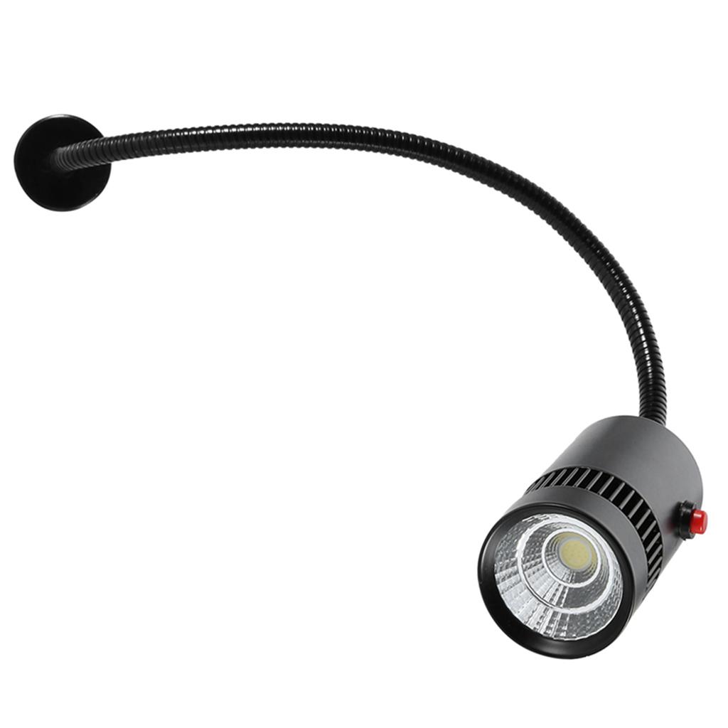 7W  LED Adjustable Neck Machine Tool Lathes Lamp Magnetic Mount