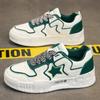 Fashion Fashion Green Star Chunky Men's Skateboard Sneakers Non-slip Breathable Men Casual Sports Shoes Comfortable Man Trendy Sneakers