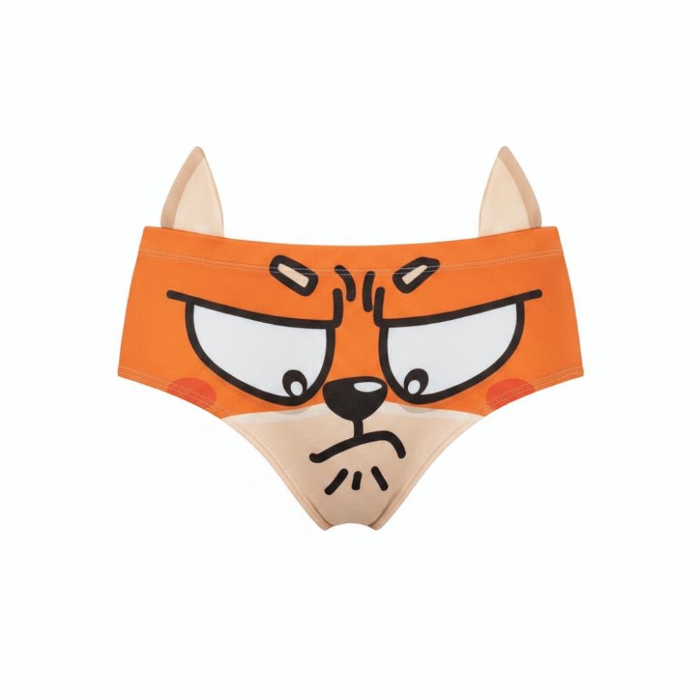 3D Ear Women Lingerie Little Fox Shiba Lnu Pig Sheep Printed Comfortable Lady Panties Breathable Girl Knickers Women Girls