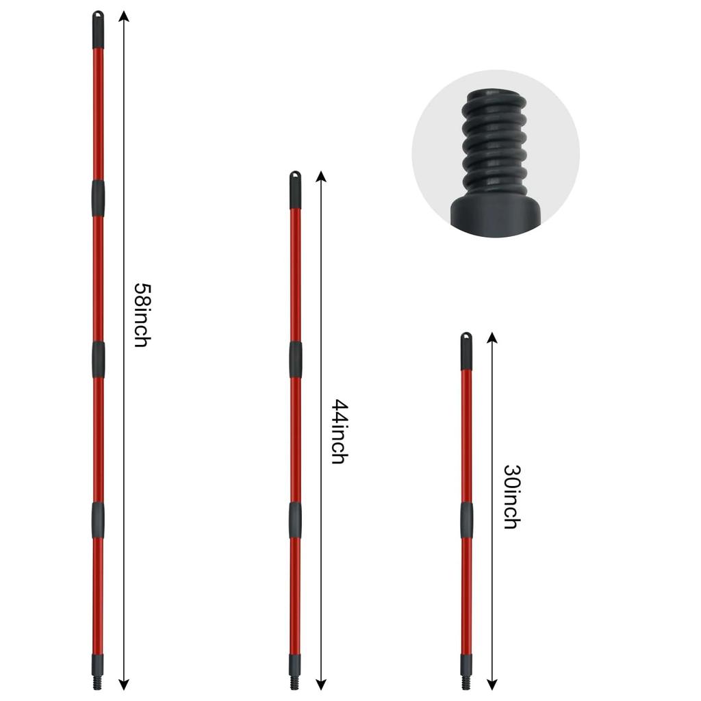 Ручка для швабры и основание для швабры для системы O-cedar/Vileda 1Tank, Ручки для швабры O-cedar/Vileda Spin Mop и H2pro Flat Mop