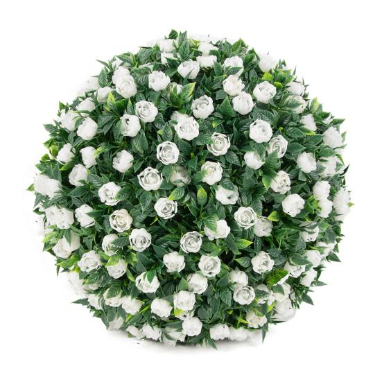 1/2Pcs 20/25CM Artificial Boxwood Topiary Ball UV Resistant Weather-proof Hanging Faux Flower Greenery