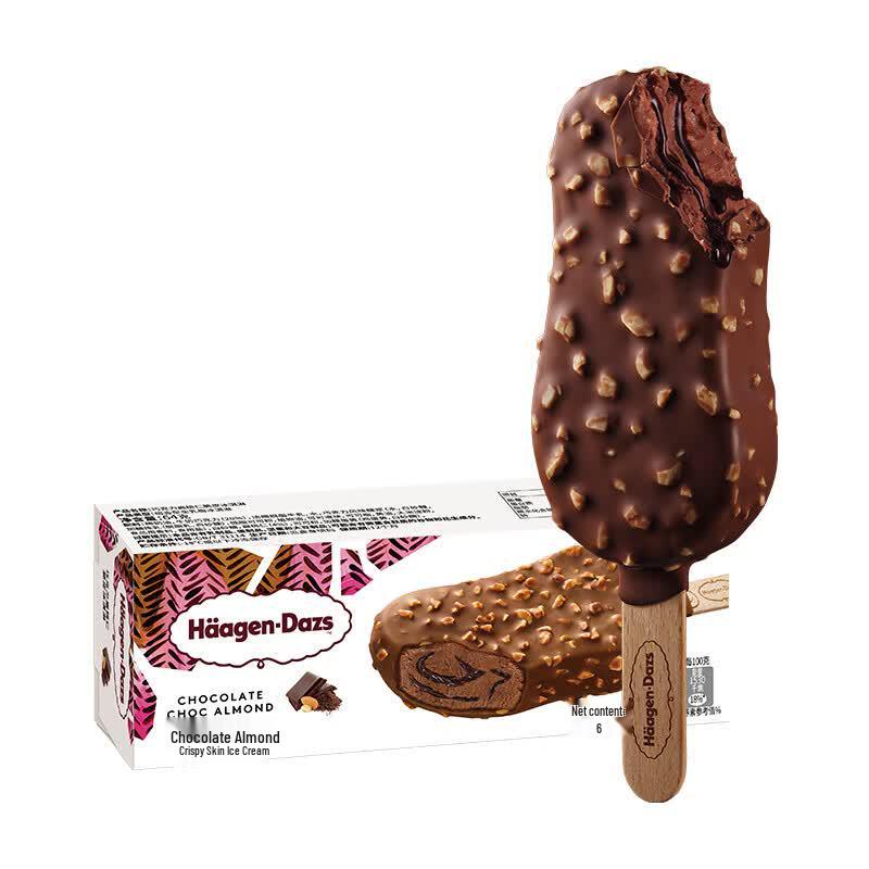 Мороженое Haagen-Dazs Шоколадное с миндалем и хрустящей крошкой