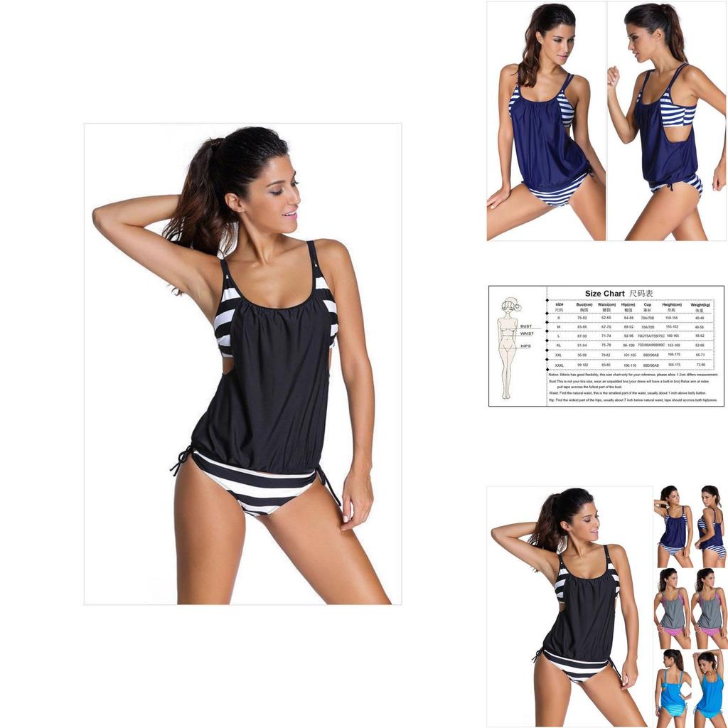 Premium Quality Women's Tankini Bikini Set With Push Up Padded Swimsuit For Beach Fun