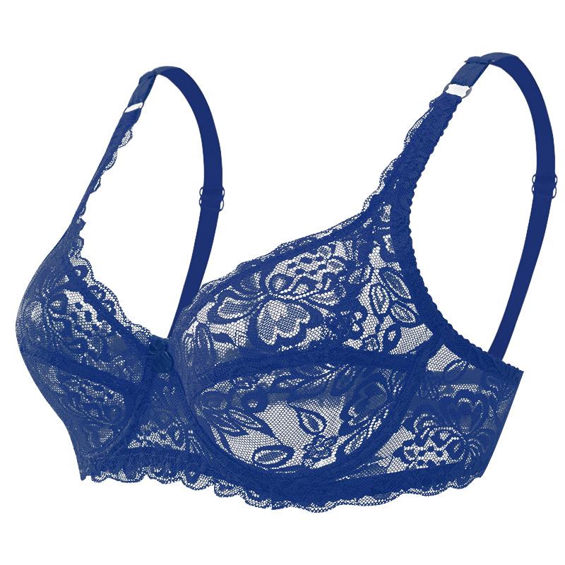 Сексуальный кружевной тонкий бюстгальтер, трусы, нижнее белье, женский бюстгальтер с пуш-ап и вышивкой, ажурное интимное нижнее белье, костюм размера плюс, новые бюстгальтеры
