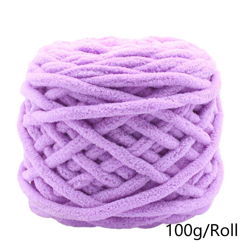 100 г/рулон цветной супер мягкий шарф для ручного вязания своими руками пряжа из смеси полиэстера и хлопка шерстяная пряжа