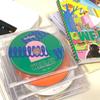 Clear CD Storage Box: Multifunctional Disc Flip Cover and Album Protector.