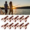 20PCS Soft Crawdad Bait PVC Artificial Lure Durable Fishing Lure  Saltwater Fishing