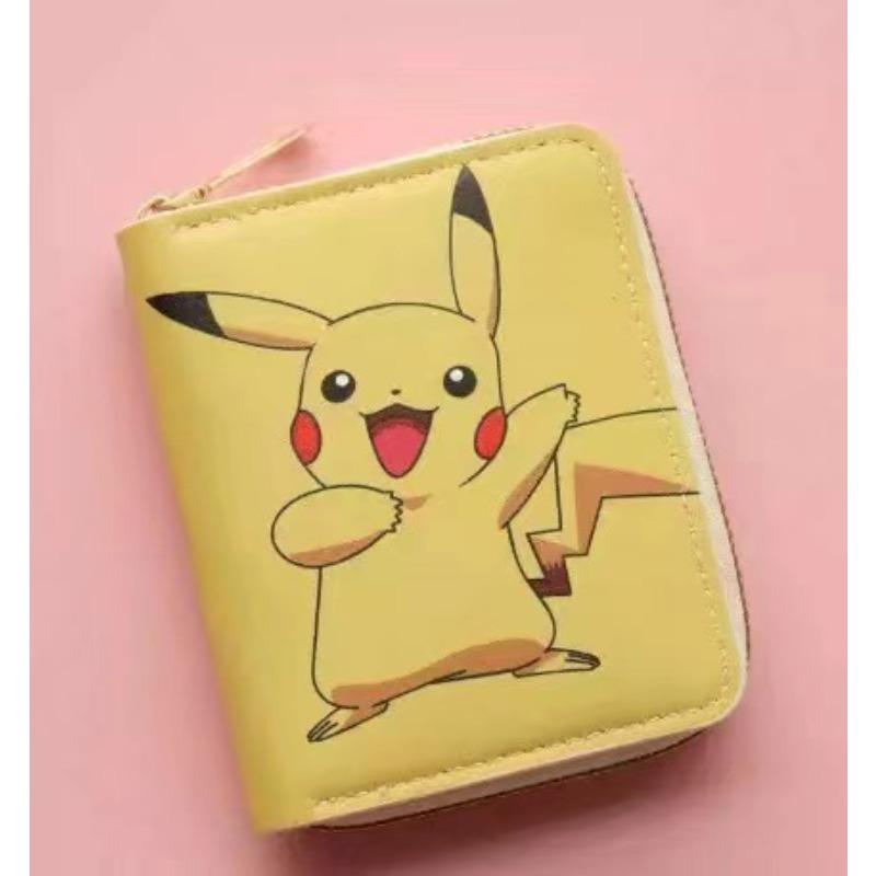 New Fashionable Cute Small Fresh Printed Change Bag Cartoon Animation Schoolgirl Short Zipper Small Wallet