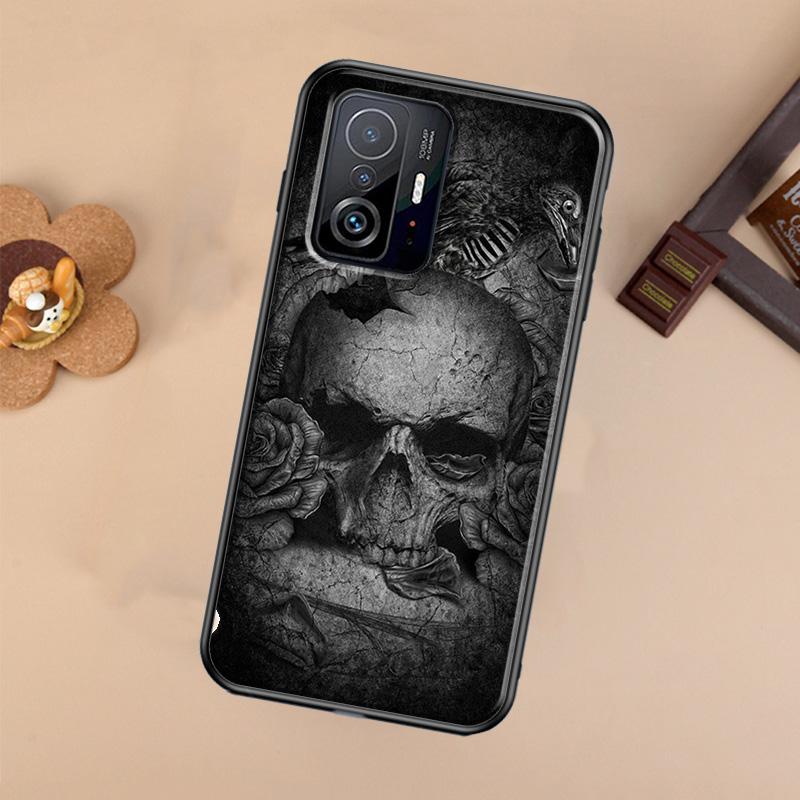 Raven Dark Crow Skull For POCO X5 X4 X3 F5 Pro M4 M5s F3 F4 GT C40 Phone Case For Xiaomi 12T 11T 13 Pro 12 Lite