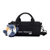 New Fabric Handbag Shoulder Bag Crossbody Bag Regular Unisex Black LAB42411-BLACK
