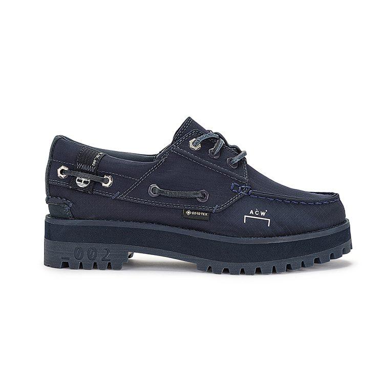 Timberland X A Cold WALLВодонепроницаемая Оригинальная Лодочная Обувь с 3 Люверсами 'Темно-синий' Женская A684K