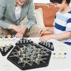 Chain Triangle Chess Triggle Elastic Band Game Educational Desktop Chain Chess Logic Geometry Puzzle Interactive Toy for Kid