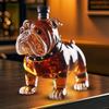 300 мл Бутылка для виски Bulldog Красное вино Алкоголь Стеклянный декантер Коллекционные бутылки для алкоголя для ресторанов Полок
