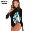 Ayollar uchun suzish kostyumi Yangi surfing kostyumi Fermuarli uslubdagi suzish kostyumi Bir qismli suzish kostyumi Katta konservativ suvga sho'ng'ish kostyumi Rash Guard