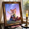Disney Жемчужная живопись Сделай сам Креативные жемчужные иллюстрации Ника и Джуди Роспись жемчужными камнями Декор стен дома Поделки