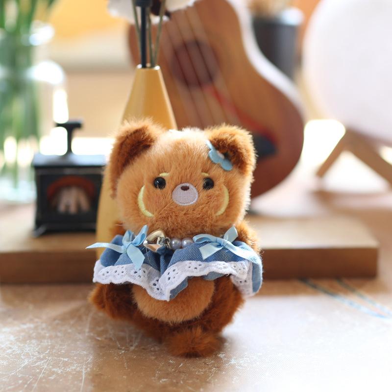Милый танцующий зверёк медведь кролик енот панда плюшевая кукла мягкая тряпичная кукла брелок подвеска на сумку украшение подвеска мягкая игрушка подарок для ребёнка