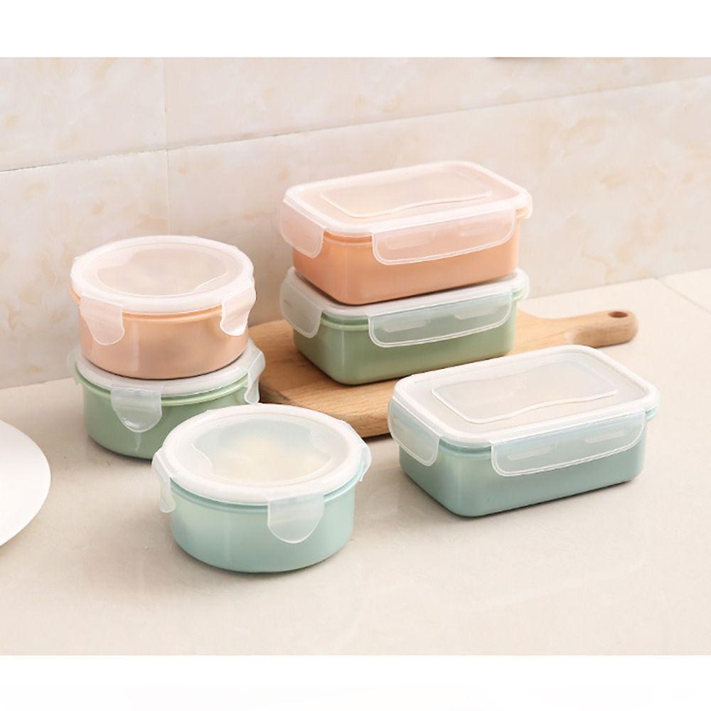 1 шт., контейнеры для приготовления еды, ланч-бокс, микроволновая печь, безопасный пластиковый холодильник, более четкий