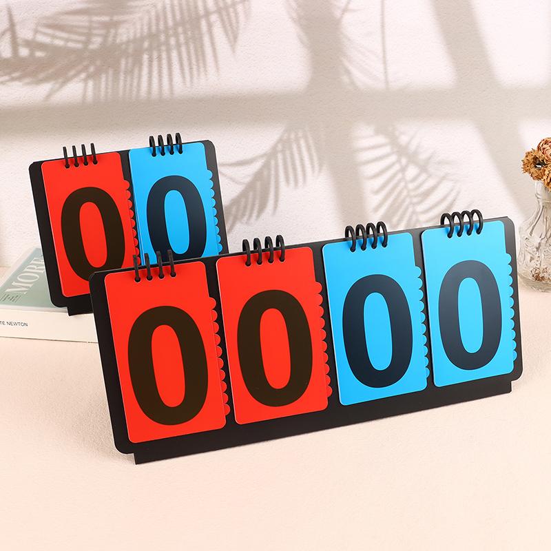 Спортивное табло Ручной счетчик очков Перекидные карточки для счета для тренеров по бейсболу, теннисного мяча, баскетболу, футболу, волейболу, спорту