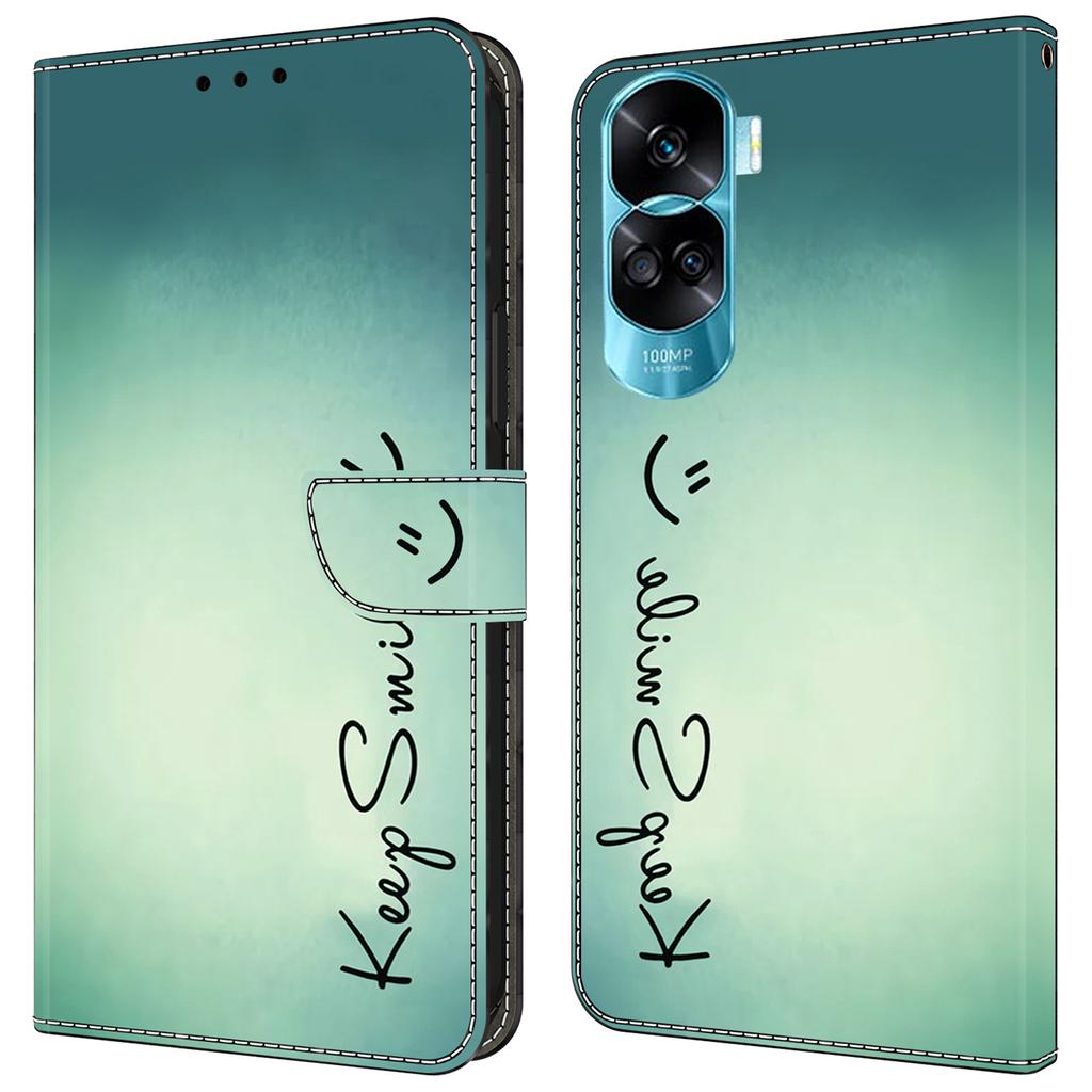 Для Honor 90 Lite 5G/X50i 5G Чехлы Магнитный чехол для телефона Печать с рисунком Кошелек Защита от царапин Чехол для телефона