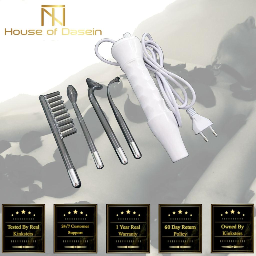 Violet Wand Four Attachments Electro Sex Stimulation Play Kink Fetish Electro & Medical Play