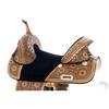 Седло для лошади в стиле вестерн Американская кожаная бочка без деревьев (Доступно сиденье размером от 11 до 18 дюймов.)