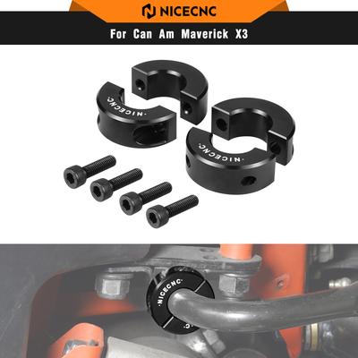 NICECNC Для Can Am X3 UTV Комплект зажимных хомутов вала переднего стабилизатора для Can-Am Maverick X3 900 HO Max R 4x4 DS Turbo DPS 2020-2021