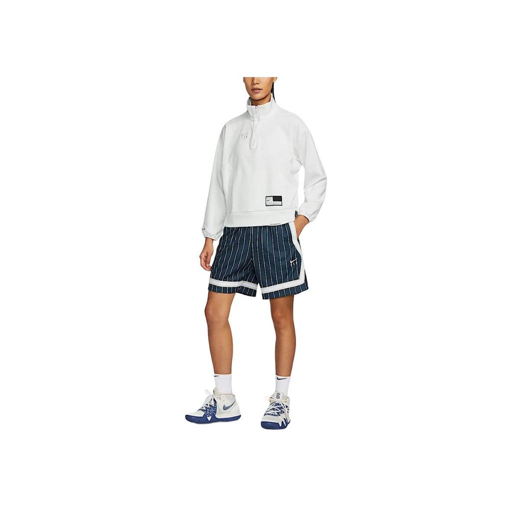 Nike Шорты для баскетбола женские Fly Crossover быстросохнущие удобные простые шорты темно-морской синий парусный светло-коричневый FZ5511-478