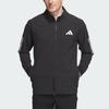 Adidas 4-Way Stretch Jacket Color Block Stand Collar Long Sleeve Golf Retro Jacket Men Jacket Black IN6595