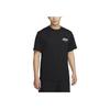 Nike Dri-FIT Round Neck Casual Breathable Short Sleeve Printed T-Shirt Men Tops Black FN3280-010