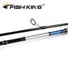 FTK Спиннинговая удочка, 100% карбоновая сверхтвердая удочка, 2 секции, удочка для приманки, 2,1 м, 2,4 м, 2,7 м, фидерная удочка
